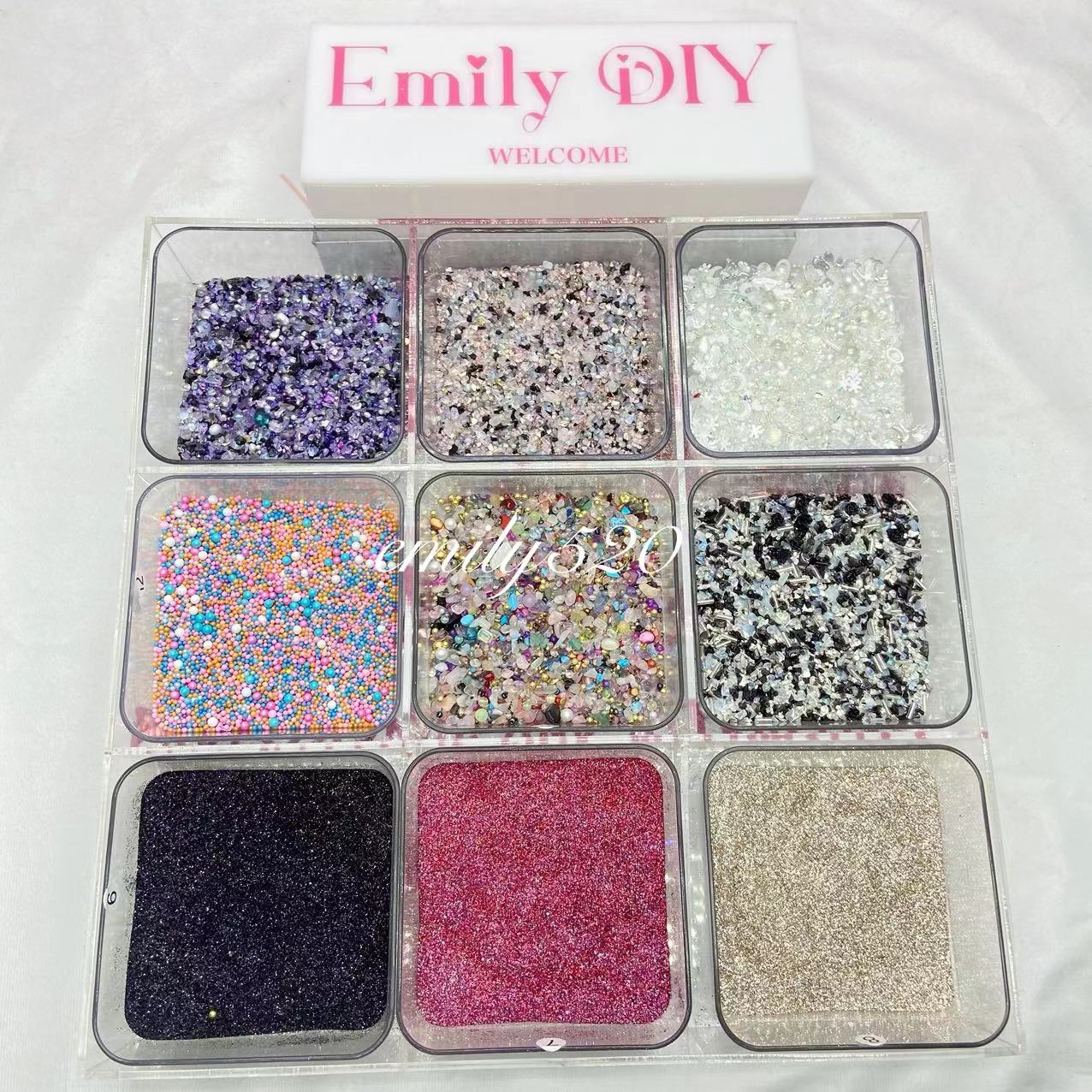 【A869】1.13—Updated New!🌟 Glitter Clay Mix Multiple Colors to Choose