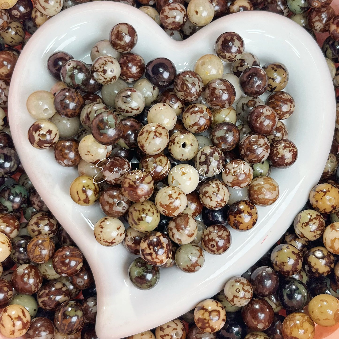 γC249γπ³ Glass Forest Beads Light/ Dark Colors