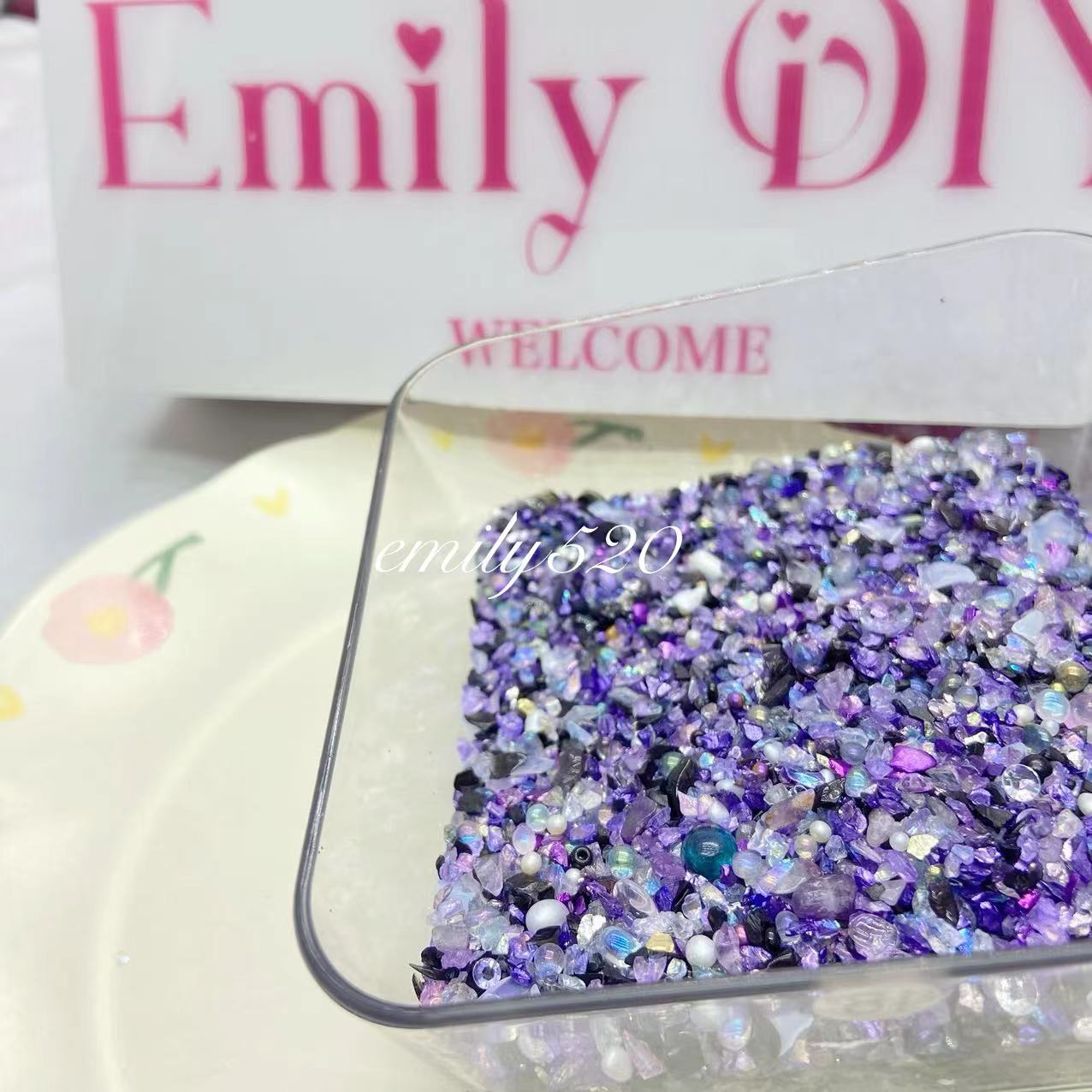 【A869】1.13—Updated New!🌟 Glitter Clay Mix Multiple Colors to Choose