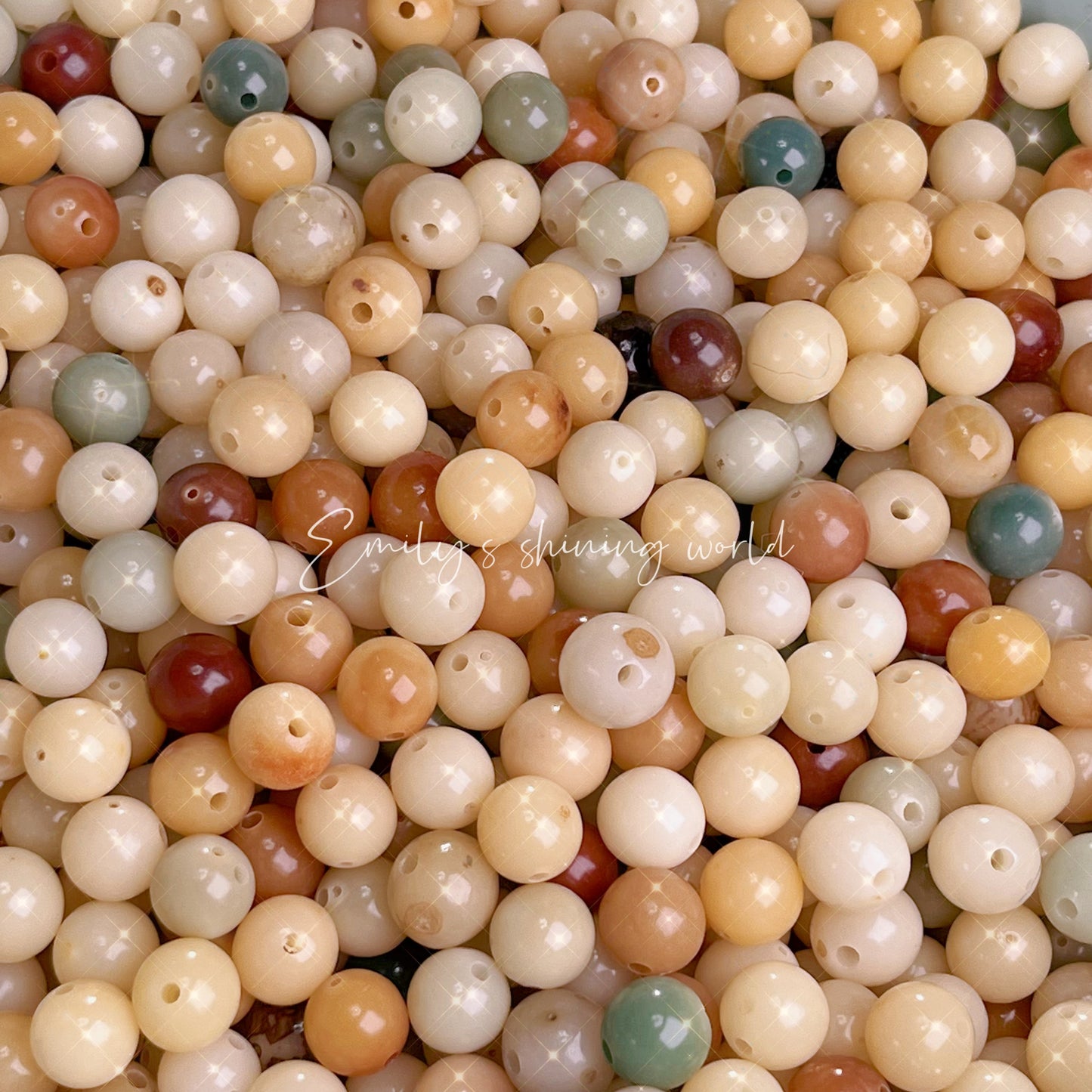 γC249γπ³ Glass Forest Beads Light/ Dark Colors