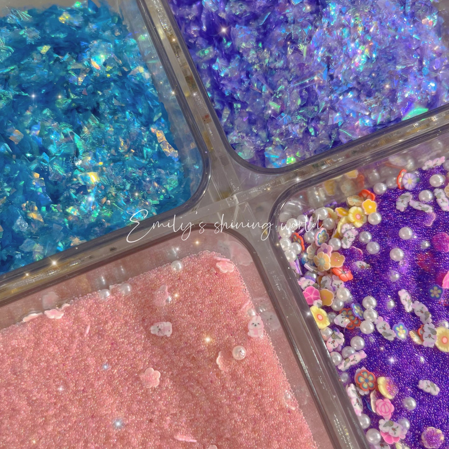 【A869】1.13—Updated New!🌟 Glitter Clay Mix Multiple Colors to Choose