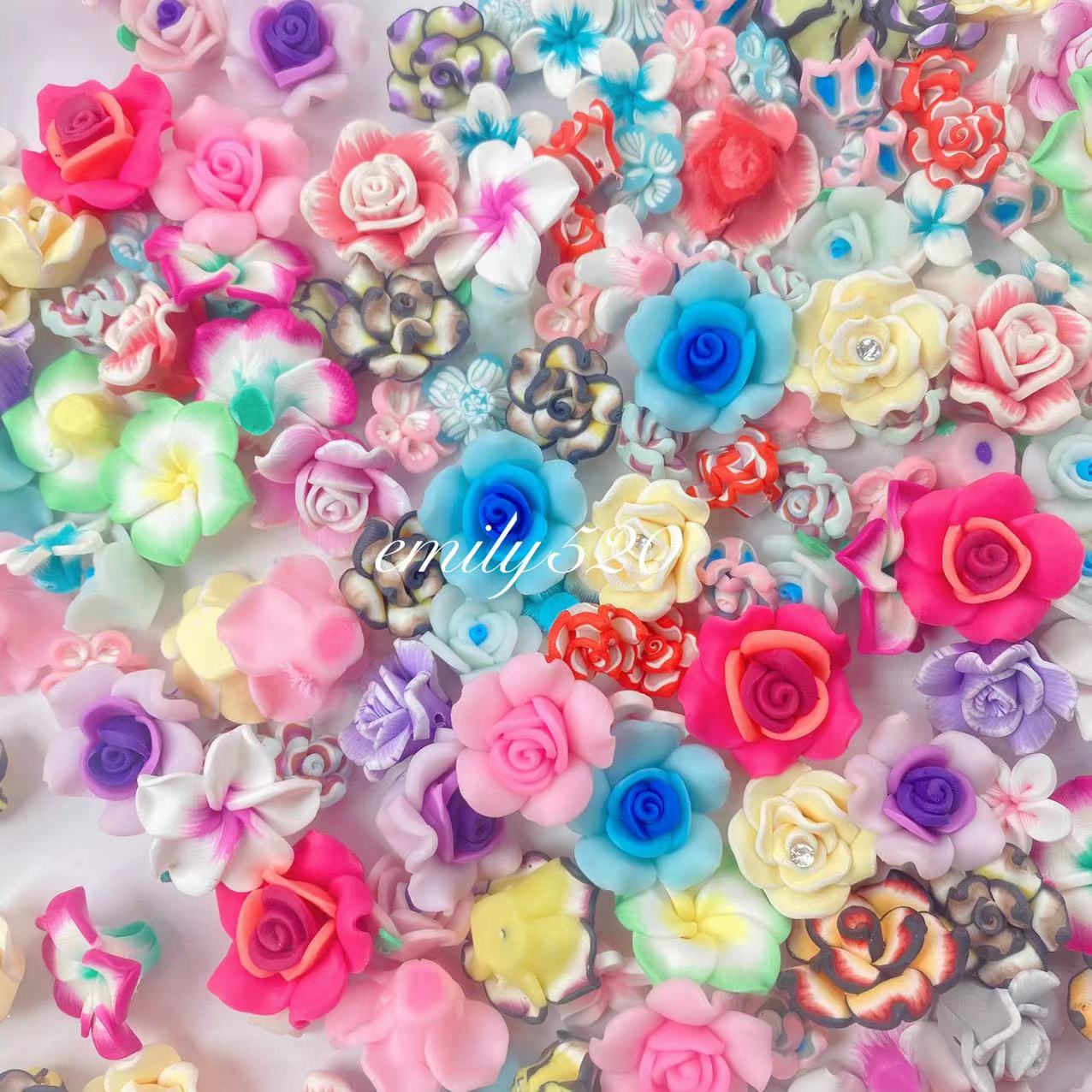 【U001】❤️🔥Restock❤️🔥3D Flower For Pens/Keychain/DIY