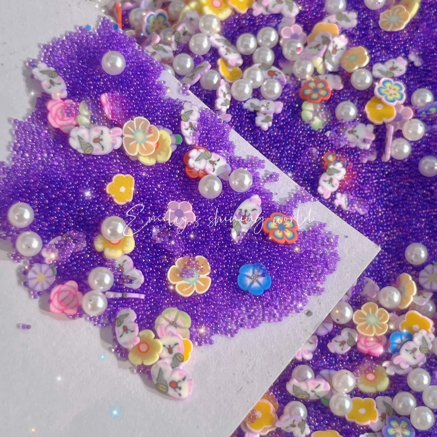 【A869】1.13—Updated New!🌟 Glitter Clay Mix Multiple Colors to Choose