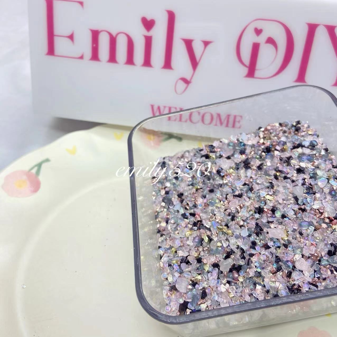 【A869】1.13—Updated New!🌟 Glitter Clay Mix Multiple Colors to Choose