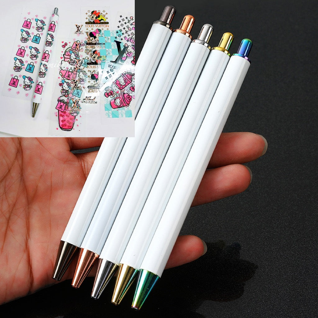 【C328】🔥5.17-Restock🖍️ Metal Wraps Pens For DIY(High Qulity)