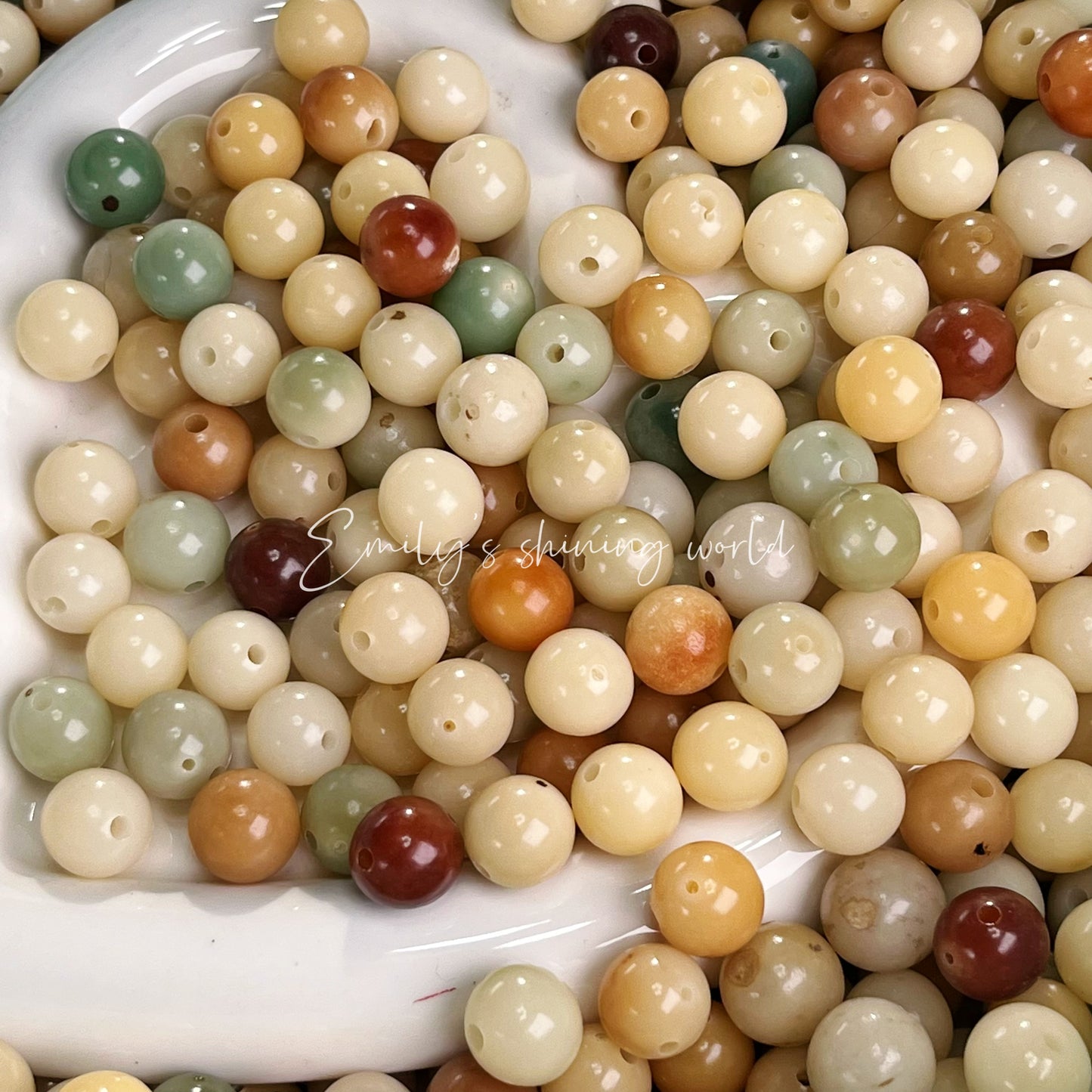 γC249γπ³ Glass Forest Beads Light/ Dark Colors