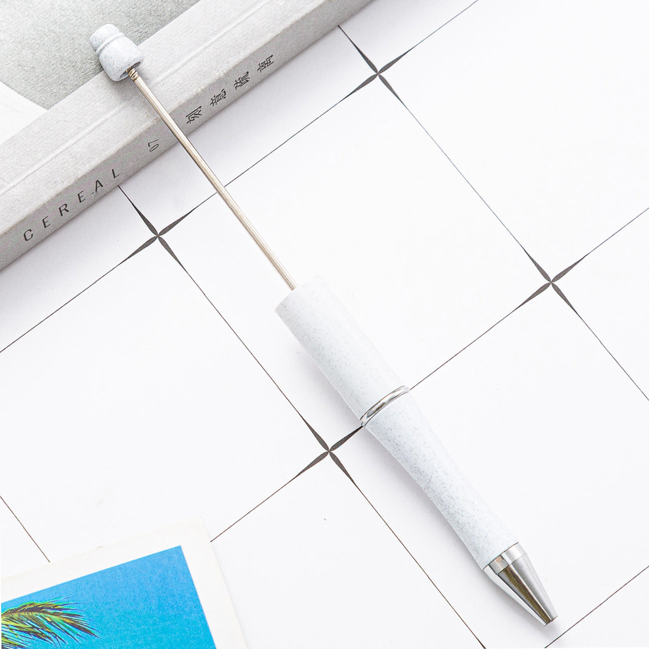 Ball pen, creative DIY plastic plastic beaded ballpoint pen