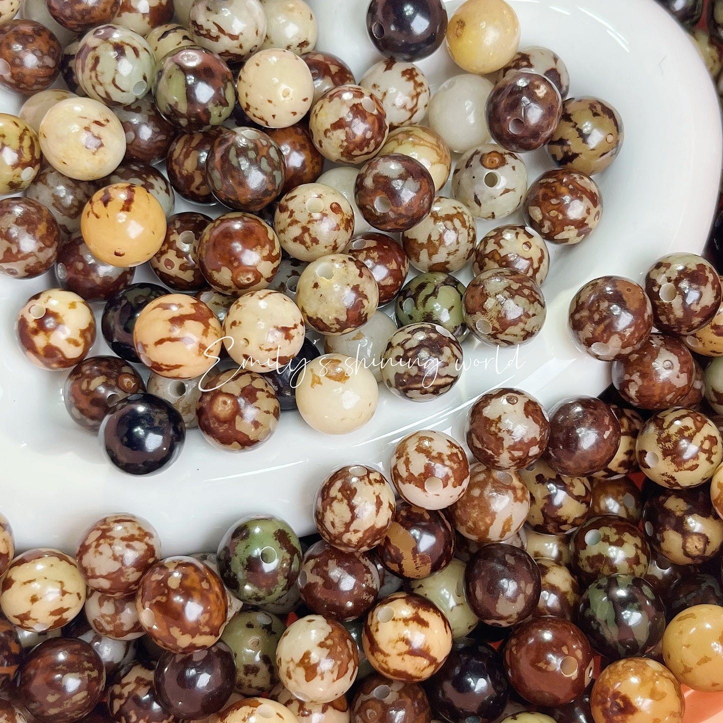 γC249γπ³ Glass Forest Beads Light/ Dark Colors