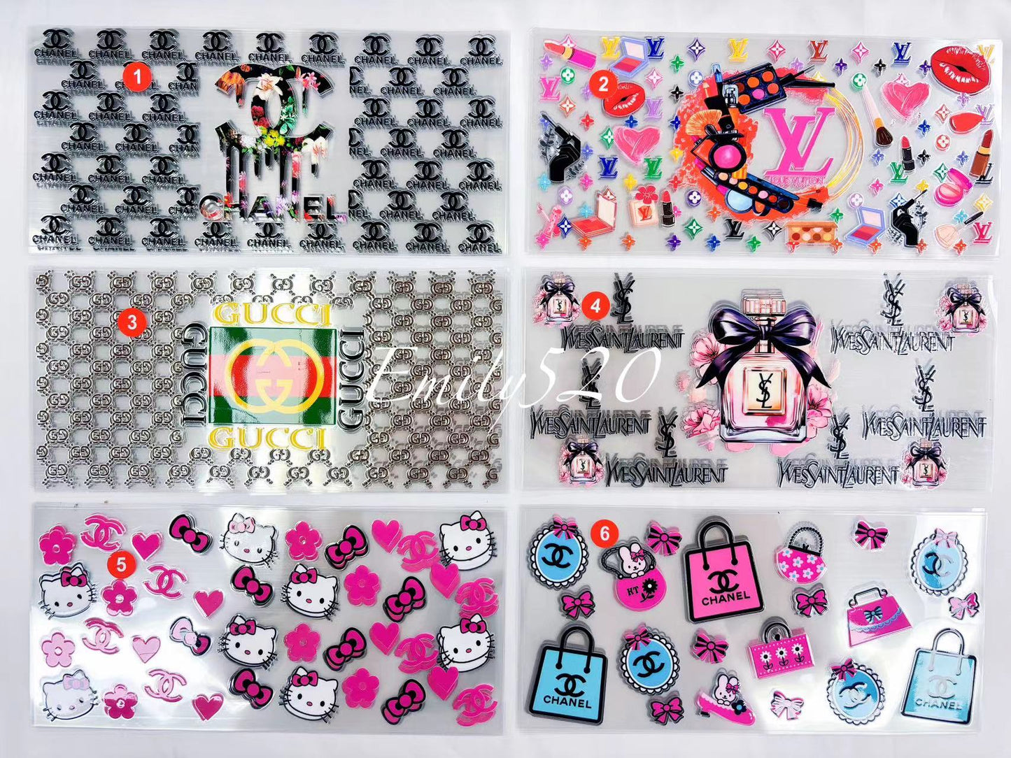 【A009】🔥🥤High Qulity 3D Cup Wraps 16 OZ(Pick On live and WA Group)