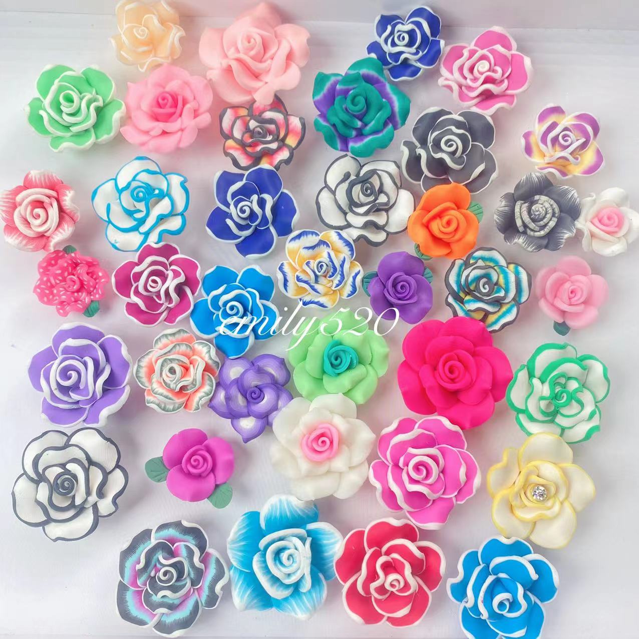 【U001】❤️🔥Restock❤️🔥3D Flower For Pens/Keychain/DIY