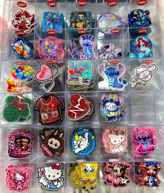 【KKK】10 spaces acrylic classification display box (same model as Emily)