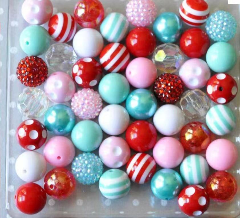 【A903】🔥10.15-Updated💮Colorful Rhinestone Beads Packed in Bag Diy Key Chain Material Bag