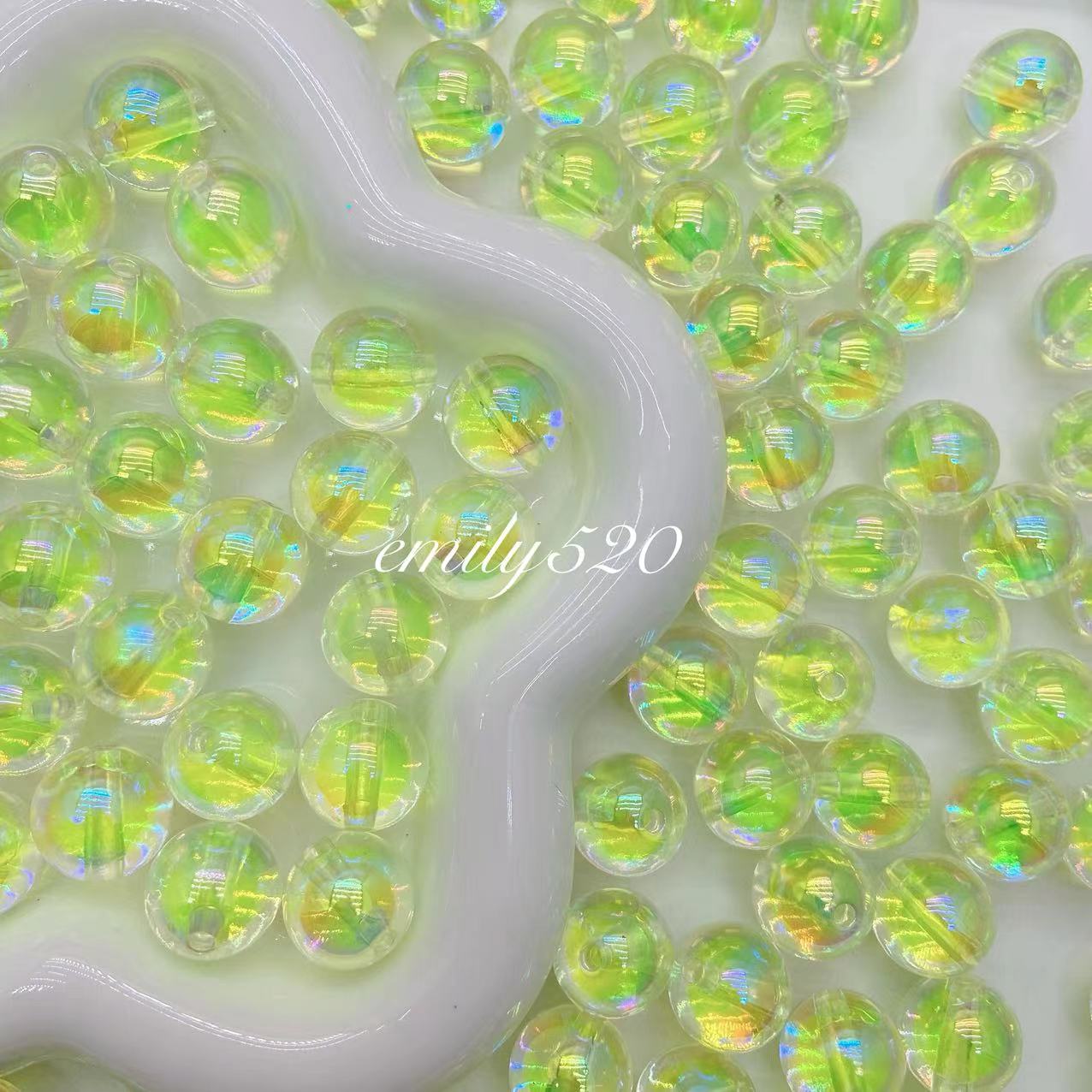 【U006】⭕Acrylic UV Beads 16MM Colors Mix