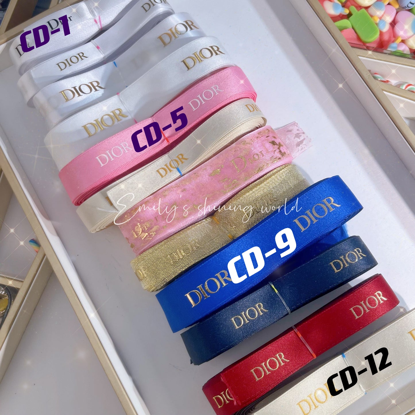 【A249】 ❗  Luxury Diy Ribbon Hair Accessories