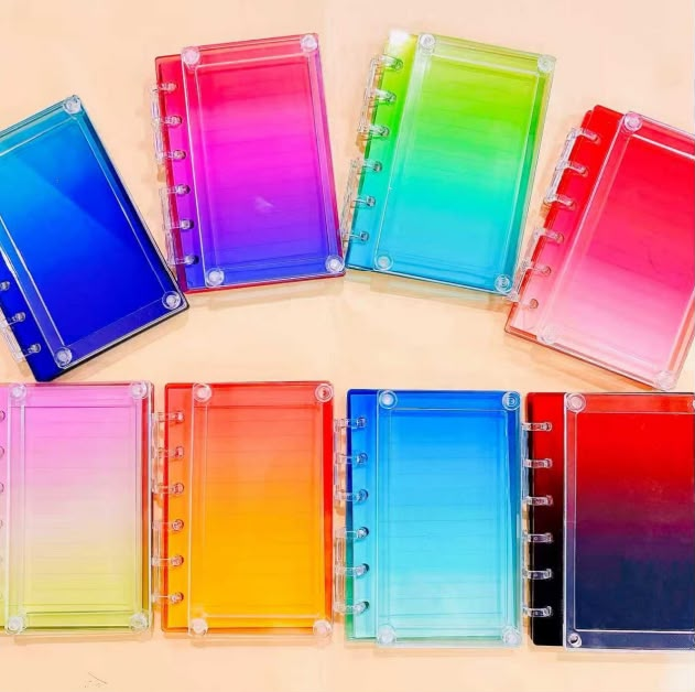 00052# !!! A6- Size !!! Shaker acrylic notebook for DIY