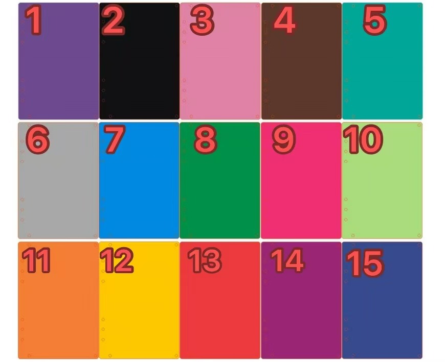 00052# !!! A6- Size !!! Shaker acrylic notebook for DIY
