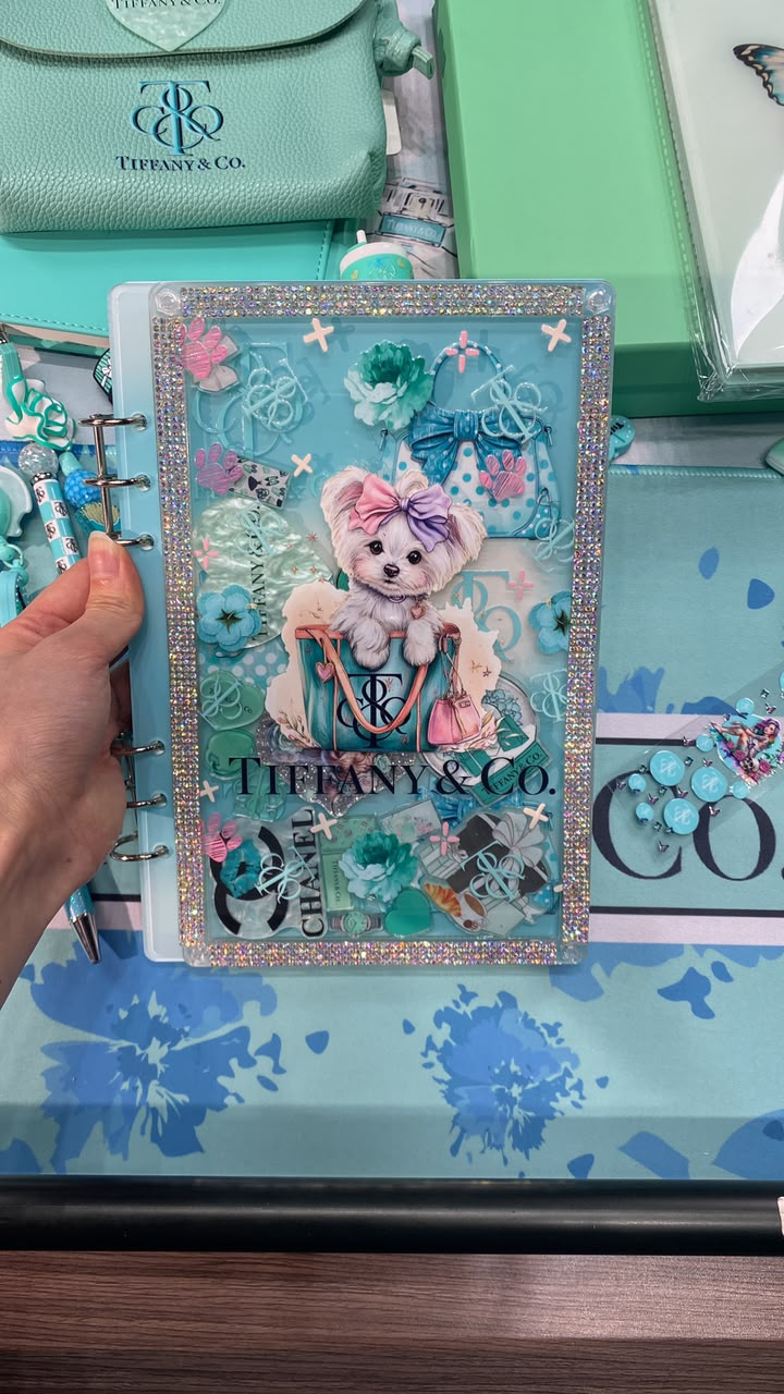 00053# !!! A7- Size !!! Shaker acrylic notebook for DIY