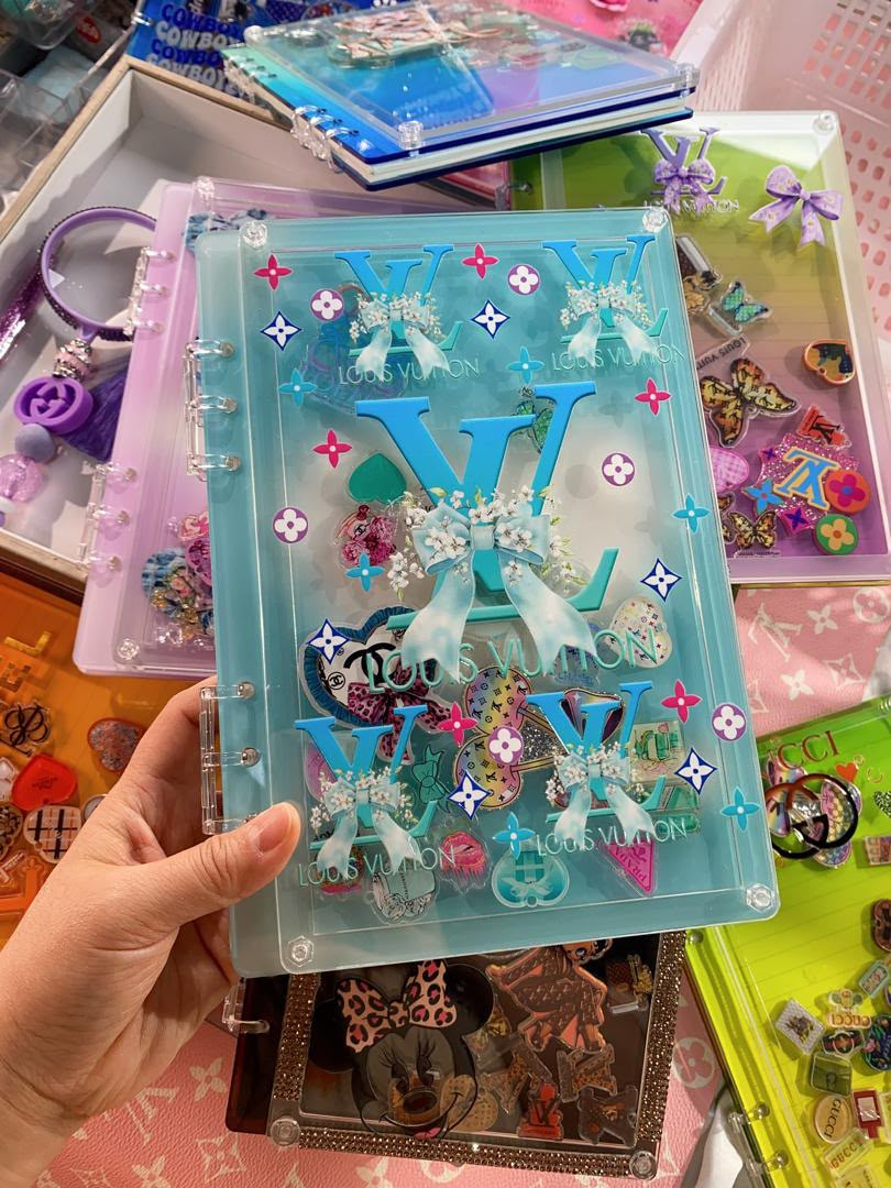 00053# !!! A7- Size !!! Shaker acrylic notebook for DIY