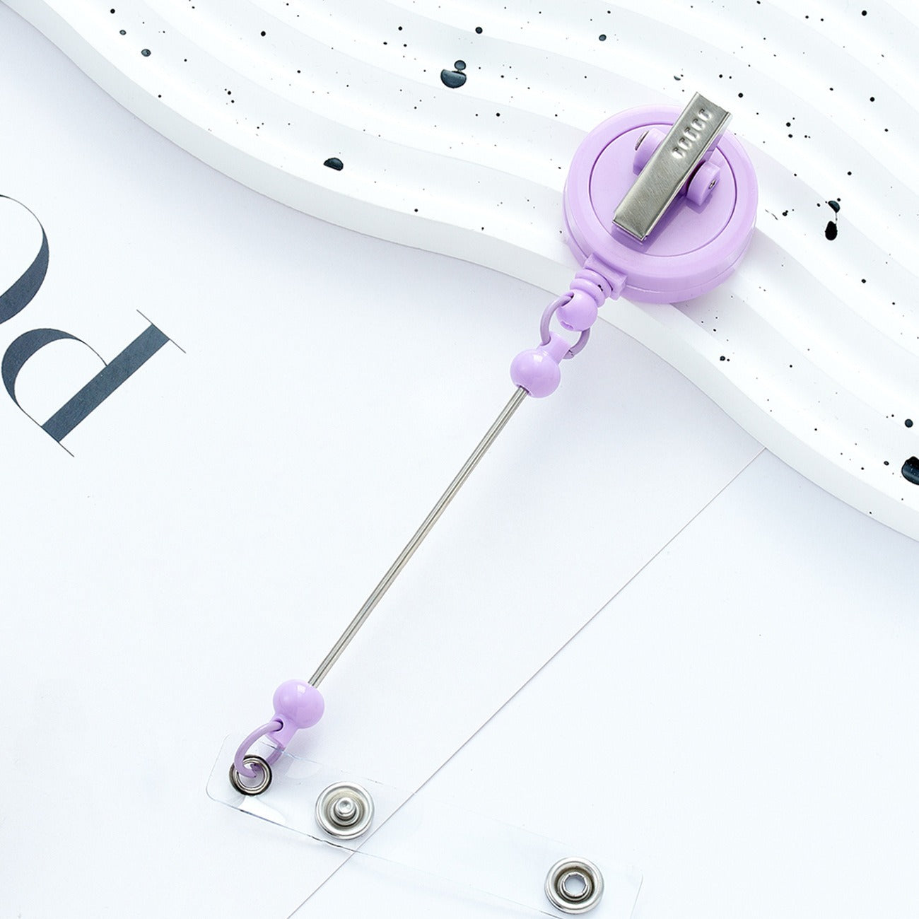00060# Badge pen alligator clip for DIY