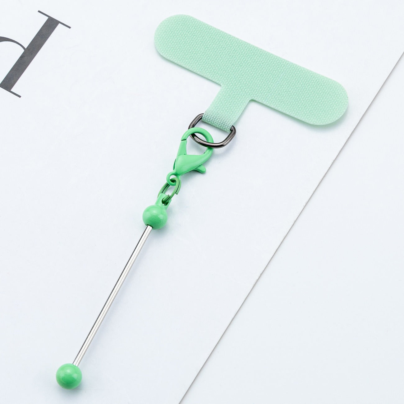 00061# DIY Beaded phone clip Universal mobile phone case clip Transparent color fixed patch Anti-loss strong gasket clip