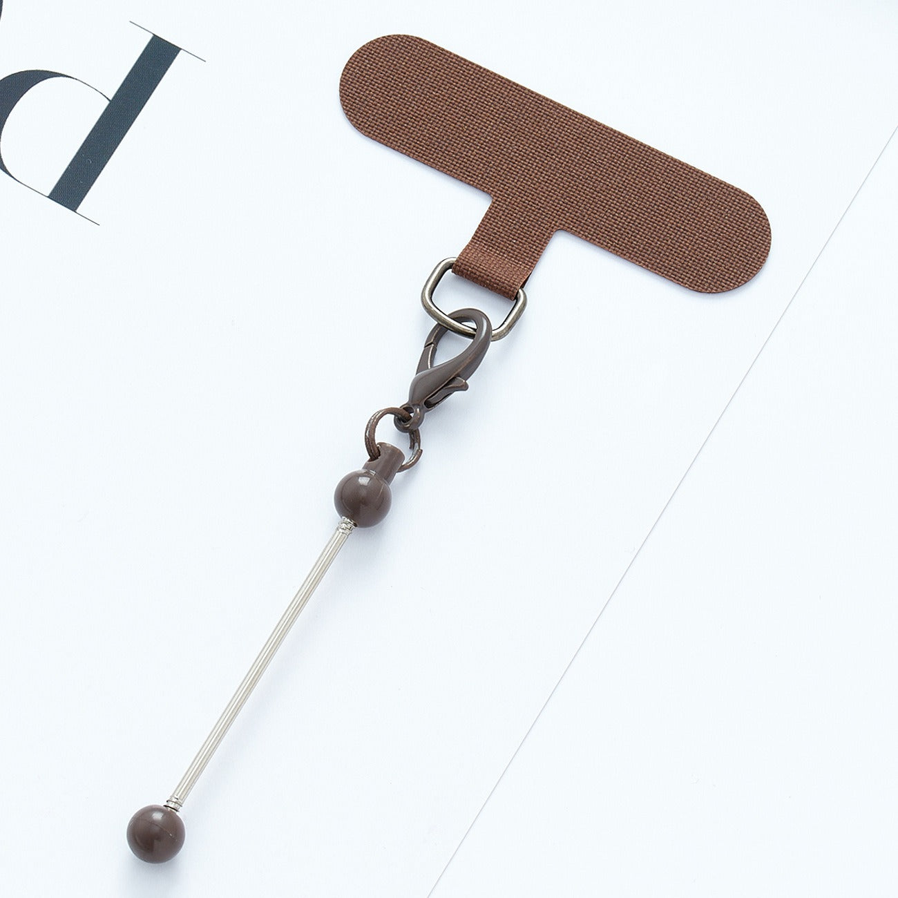 00061# DIY Beaded phone clip Universal mobile phone case clip Transparent color fixed patch Anti-loss strong gasket clip