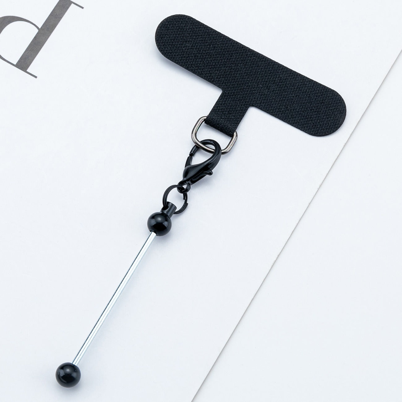 00061# DIY Beaded phone clip Universal mobile phone case clip Transparent color fixed patch Anti-loss strong gasket clip
