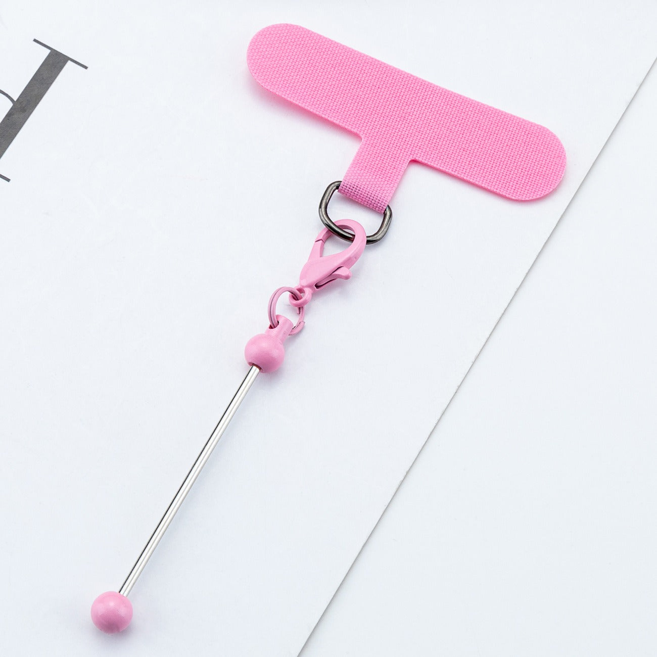 00061# DIY Beaded phone clip Universal mobile phone case clip Transparent color fixed patch Anti-loss strong gasket clip