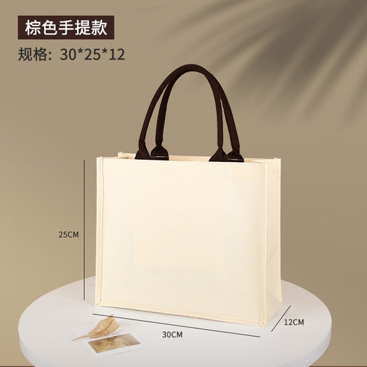 00063# Three-dimensional canvas tote handbag For DIY