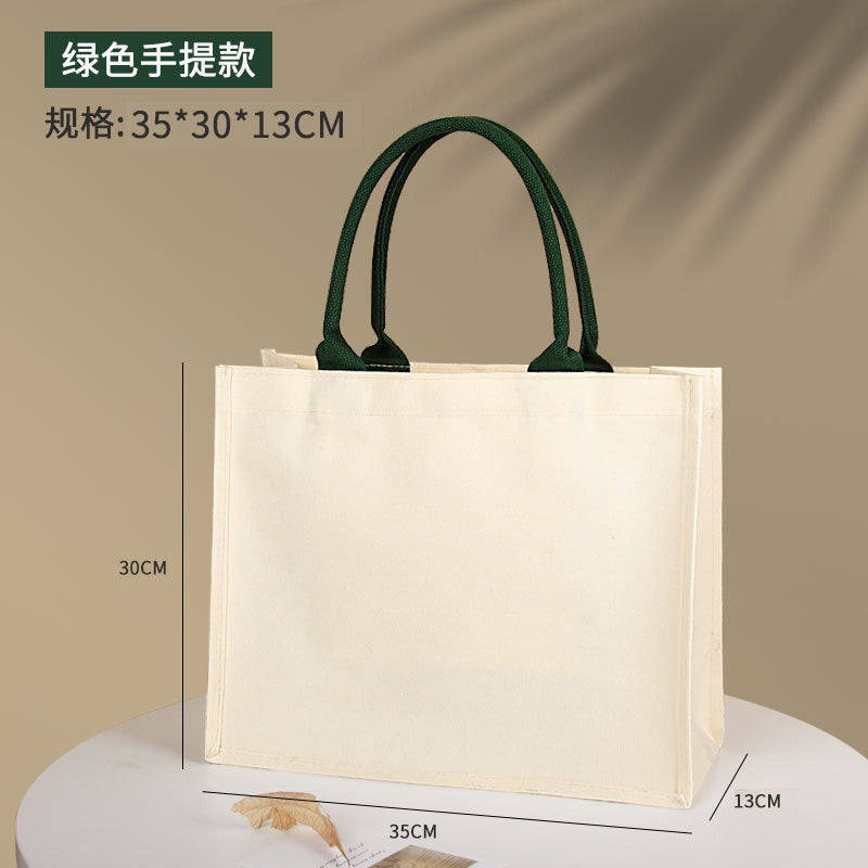 00063# Three-dimensional canvas tote handbag For DIY