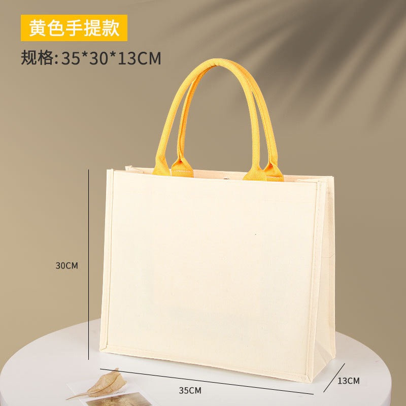 00063# Three-dimensional canvas tote handbag For DIY