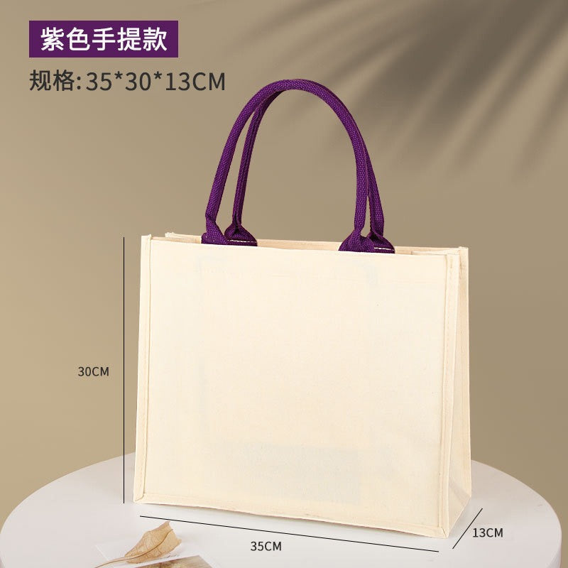 00063# Three-dimensional canvas tote handbag For DIY