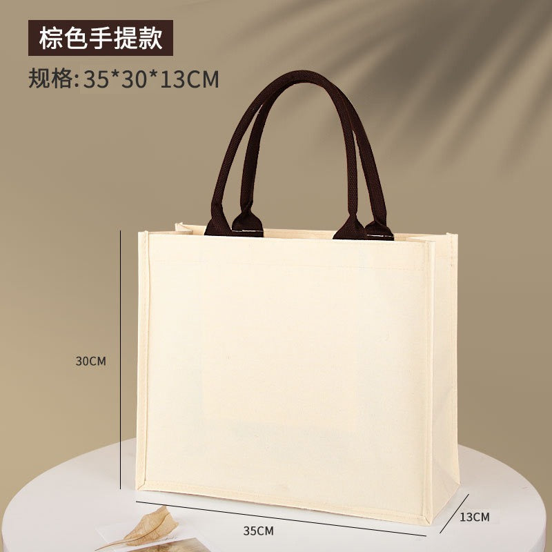 00063# Three-dimensional canvas tote handbag For DIY