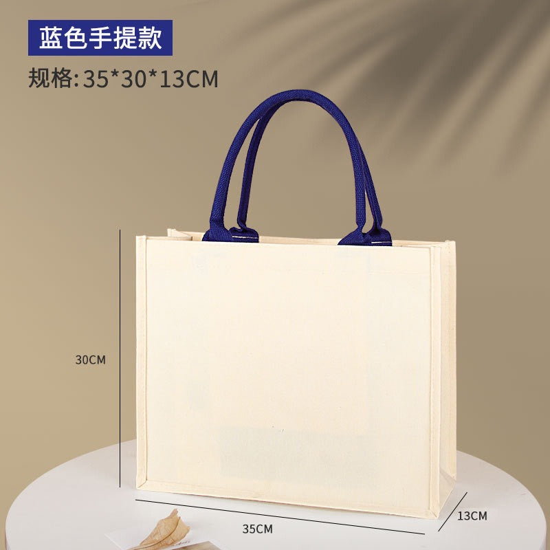 00063# Three-dimensional canvas tote handbag For DIY