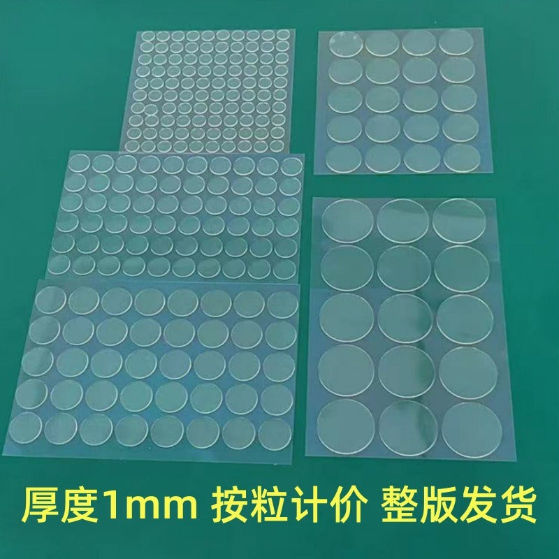 00064# Nano Seamless Adhesive Paste Transparent Round Acrylic Double Sided Adhesive High Temperature Resistant Car Ornaments diy Round Dot Glue Backing Glue