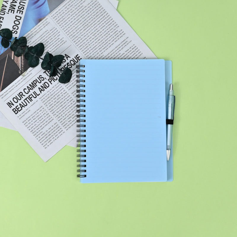 00069# New A5 Printable notebook with pen coil logo Simple and fresh student notebook coil notebook