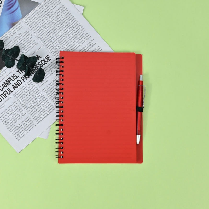 00069# New A5 Printable notebook with pen coil logo Simple and fresh student notebook coil notebook
