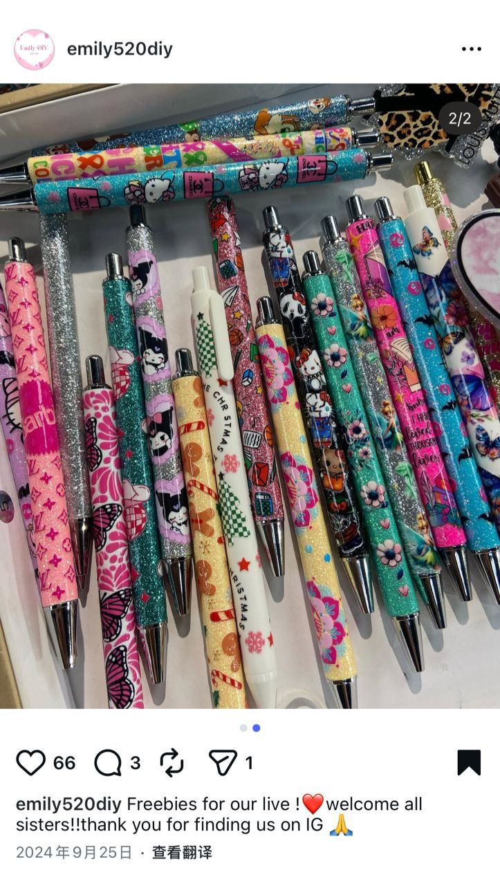 00481# Luxury pen  wraps designer pen wraps