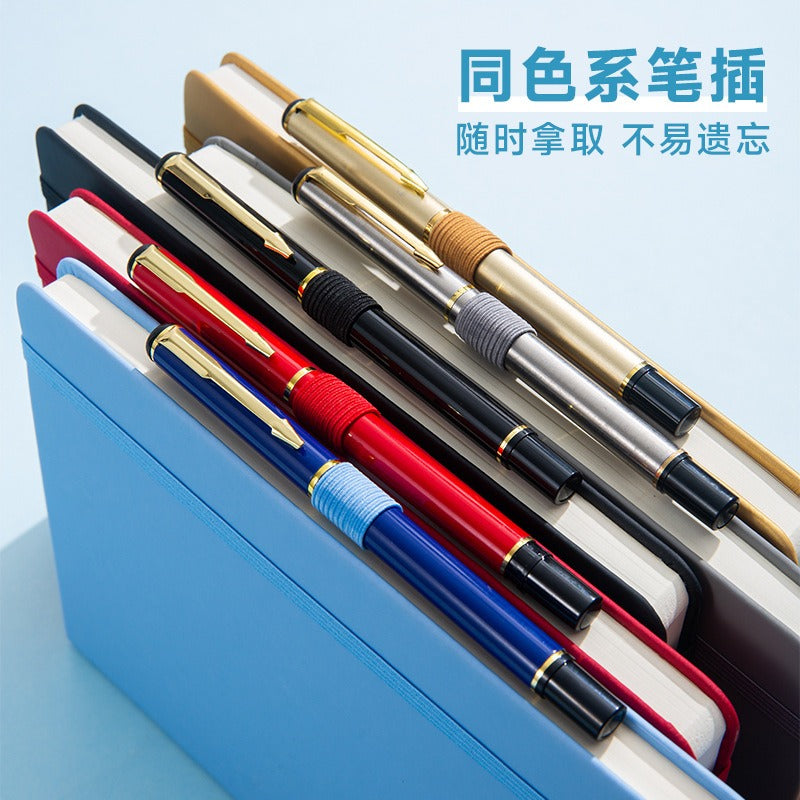 01095# A5 Strap Notebook Thick Notepad