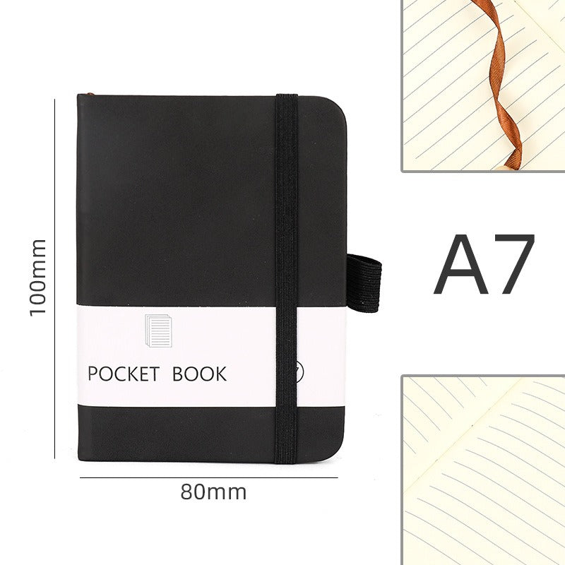 01098# A5-Glittering Laser Strap Notepad