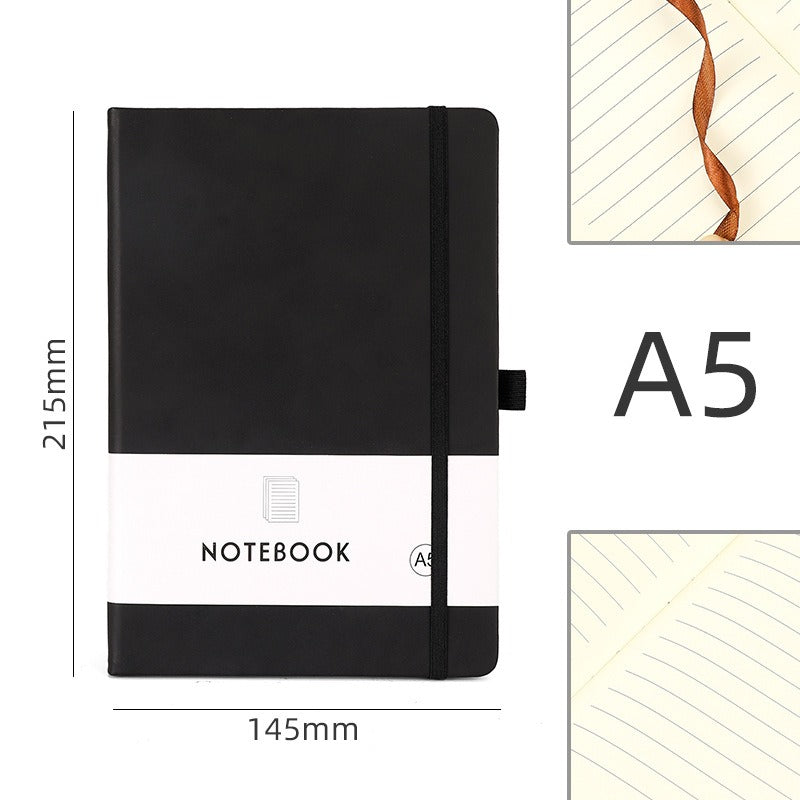 01098# A5-Glittering Laser Strap Notepad
