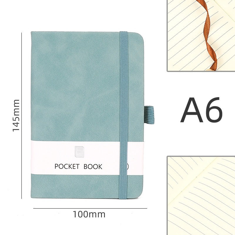 01098# A5-Glittering Laser Strap Notepad