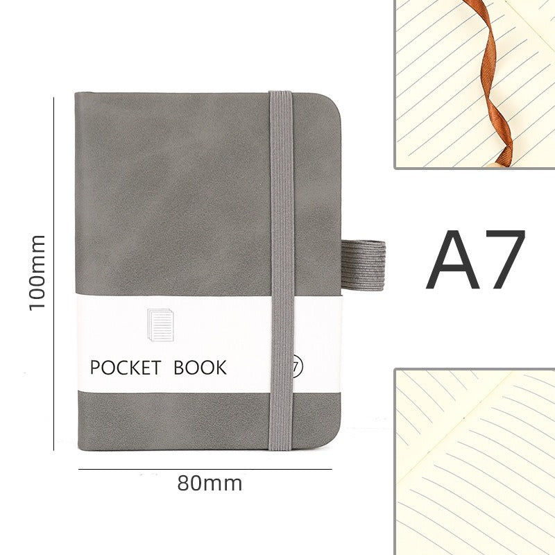 01098# A5-Glittering Laser Strap Notepad