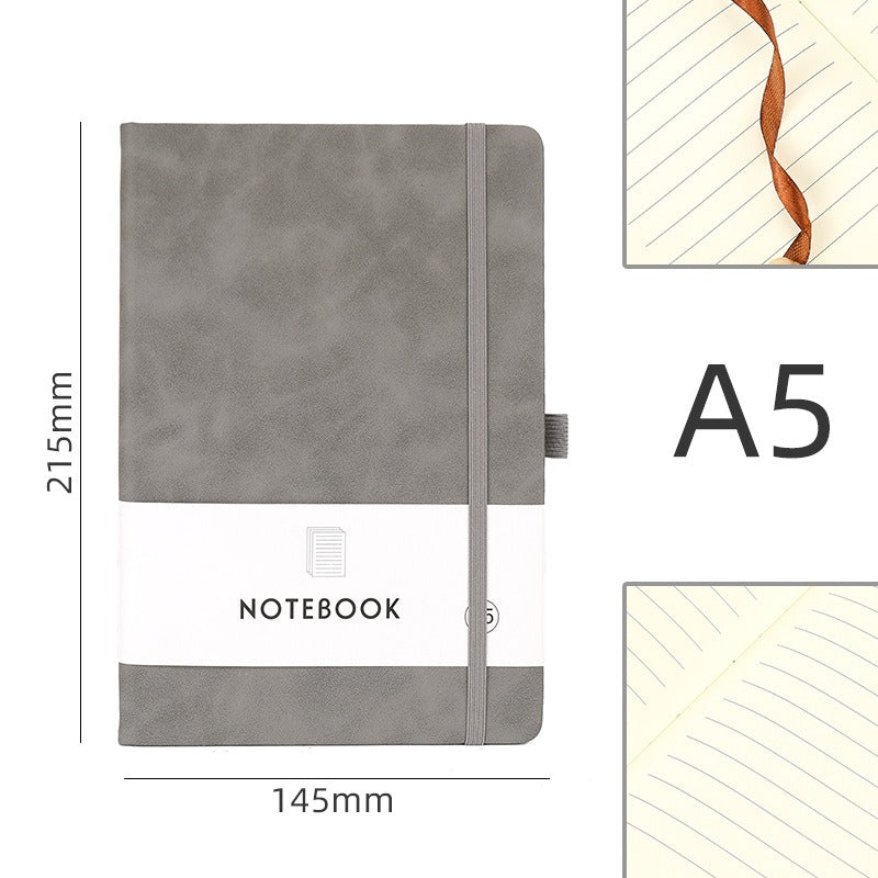 01098# A5-Glittering Laser Strap Notepad