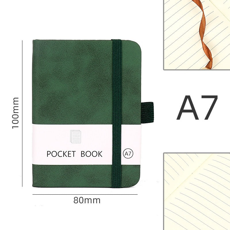 01098# A5-Glittering Laser Strap Notepad