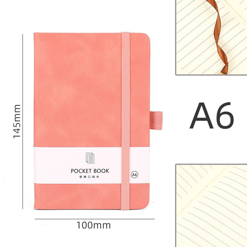 01098# A5-Glittering Laser Strap Notepad