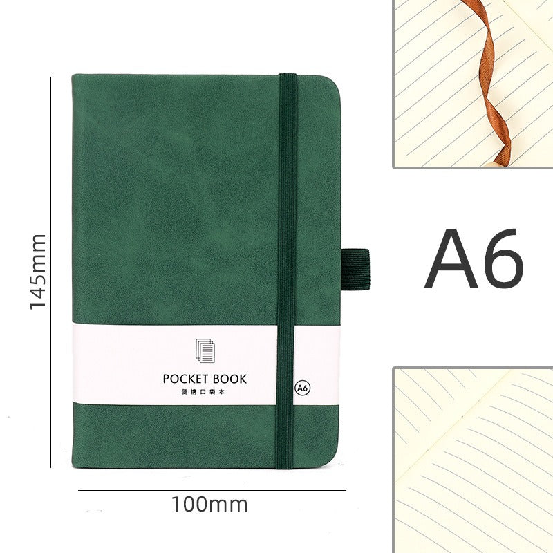 01098# A5-Glittering Laser Strap Notepad