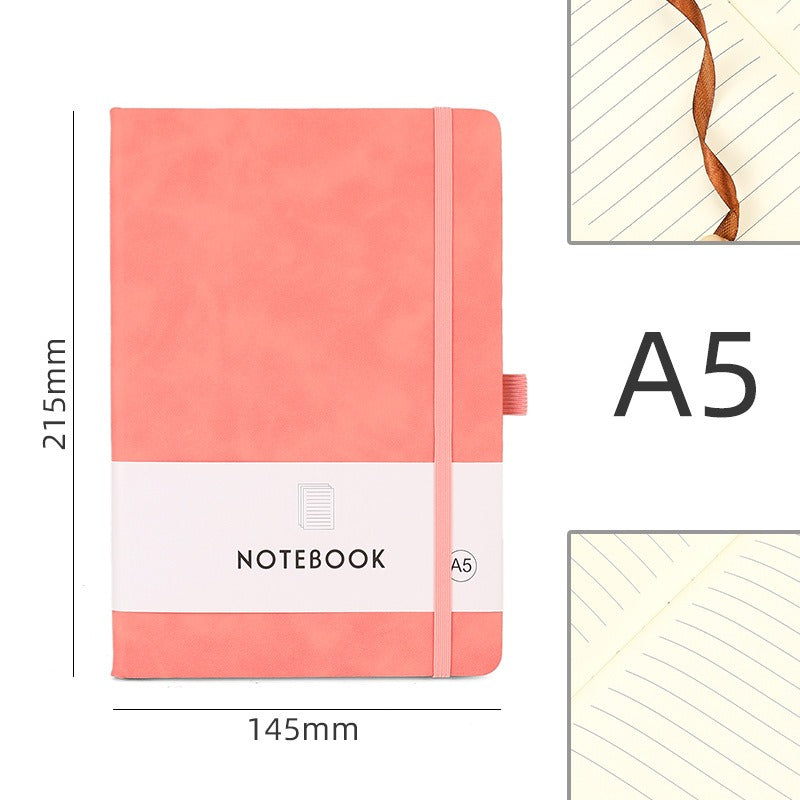 01098# A5-Glittering Laser Strap Notepad