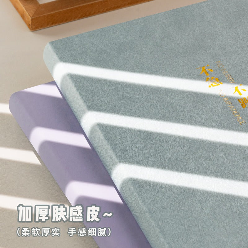 01098# A5-Glittering Laser Strap Notepad