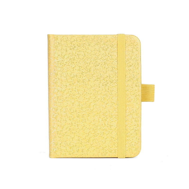 01098# A5-Glittering Laser Strap Notepad