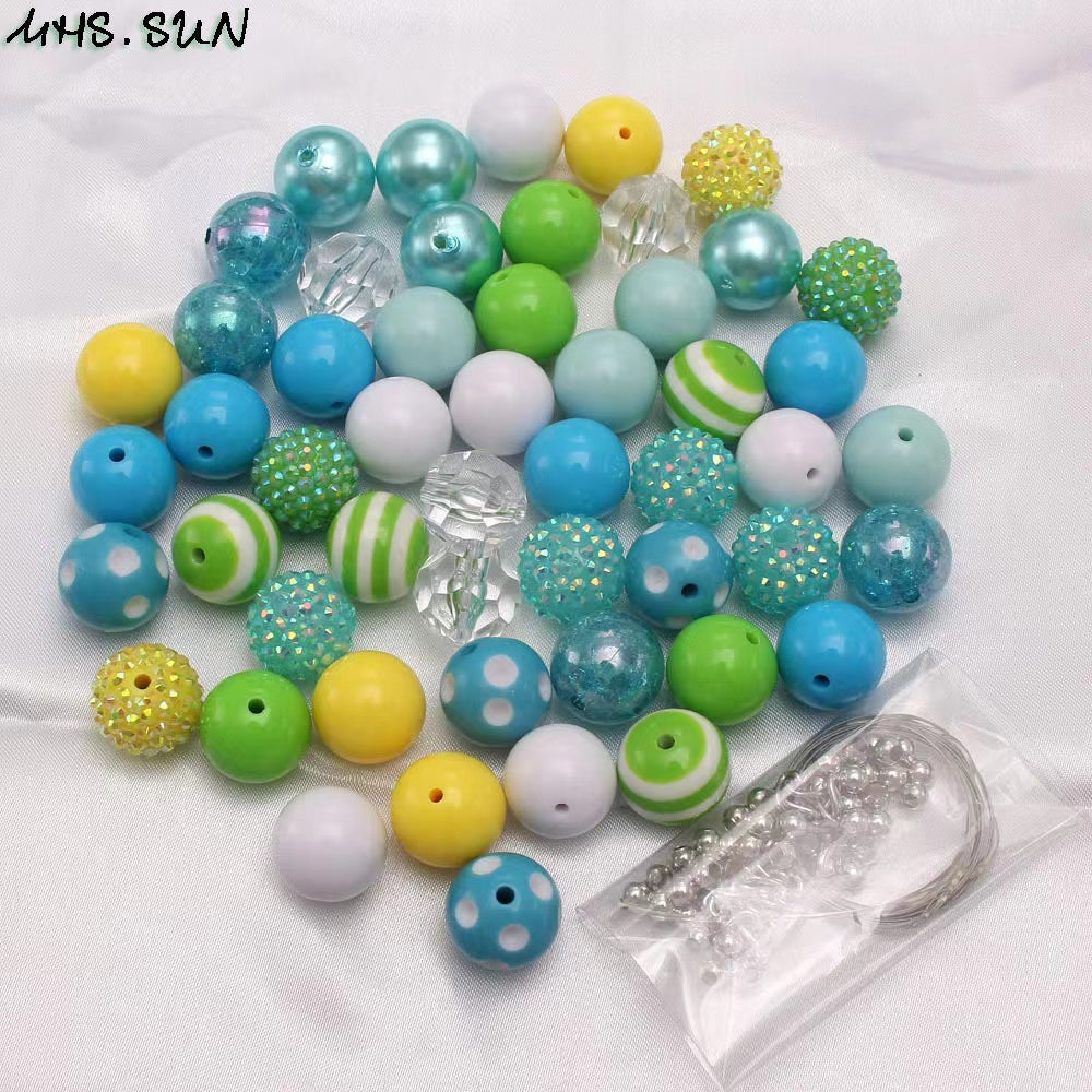 【A903】🔥10.15-Updated💮Colorful Rhinestone Beads Packed in Bag Diy Key Chain Material Bag